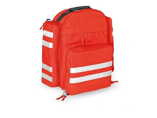 A911 - MOCHILA CORDÓN ROJO C/ 5 BOLSAS INT.